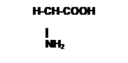 Zone de Texte: H-CH-COOH
             |
             NH2
