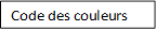 Code des couleurs